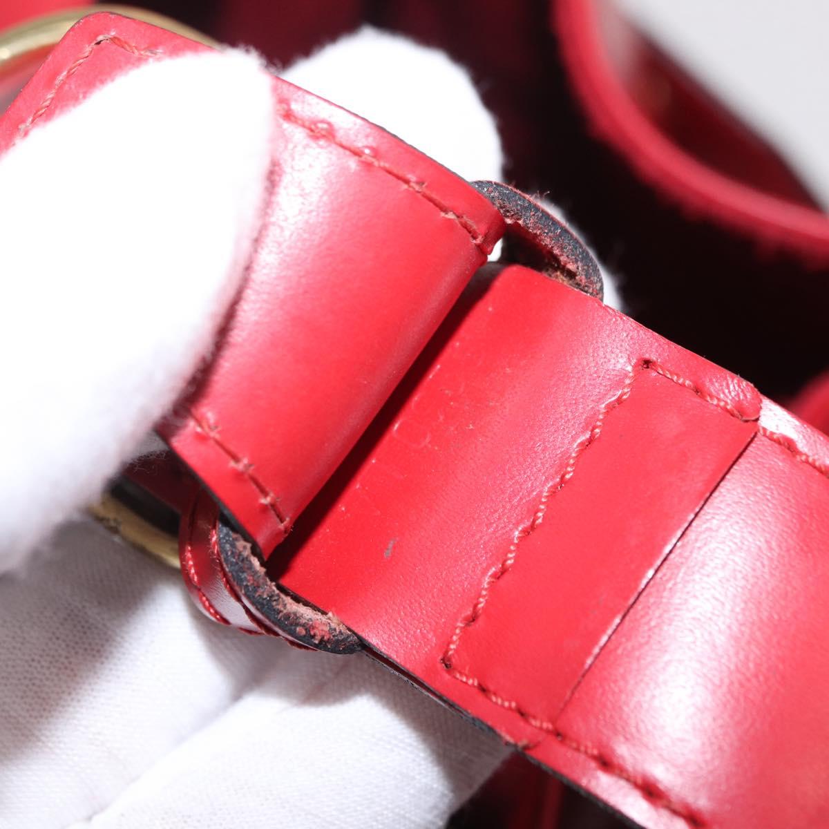 LOUIS VUITTON Epi Sac Depaule GM Shoulder Bag Red M80197 LV Auth 145665