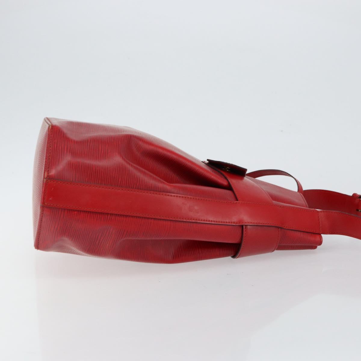 LOUIS VUITTON Epi Sac Depaule GM Shoulder Bag Red M80197 LV Auth 145665