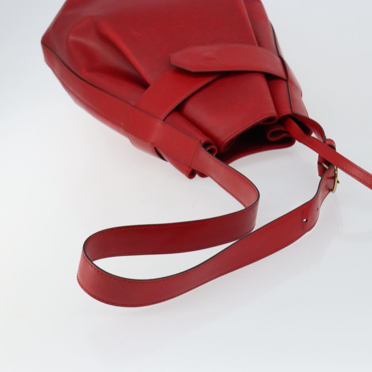 LOUIS VUITTON Epi Sac Depaule GM Shoulder Bag Red M80197 LV Auth 145665