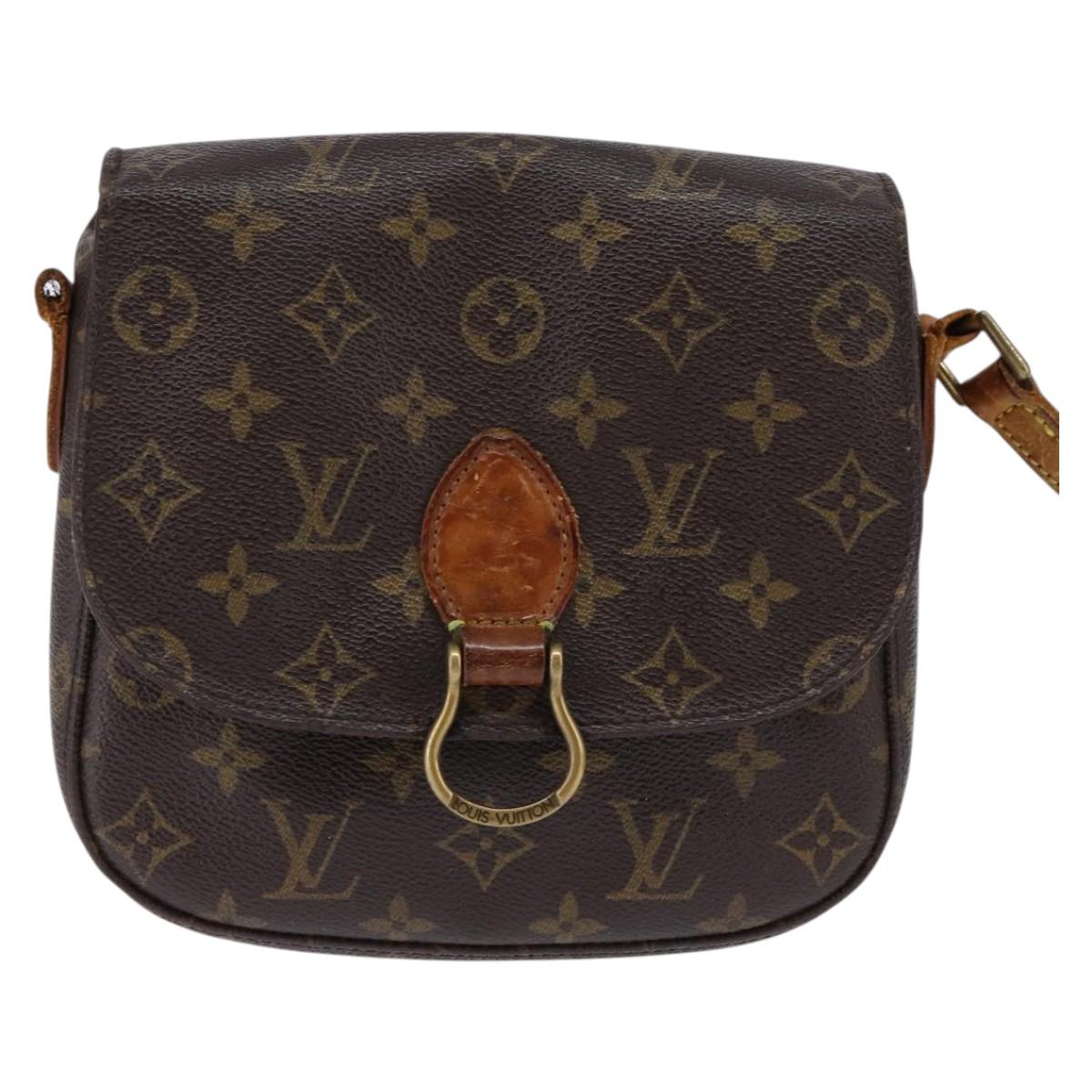LOUIS VUITTON Monogram Saint Cloud MM Shoulder Bag M51243 LV Auth 145669