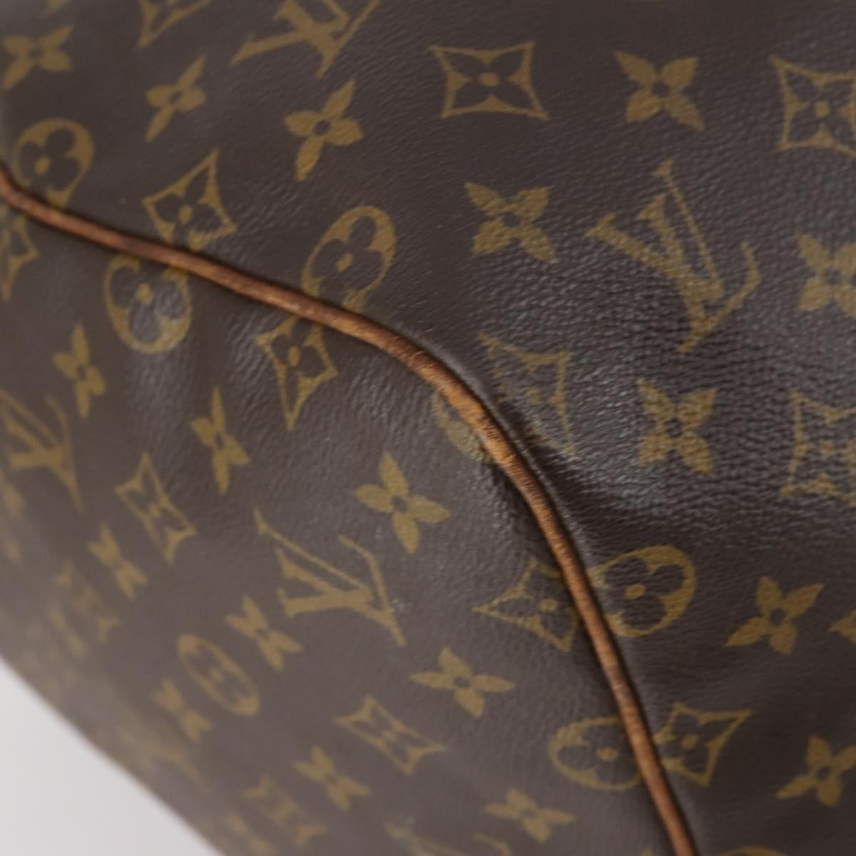 LOUIS VUITTON Monogram Keepall 55 Boston Bag M41424 LV Auth 145680