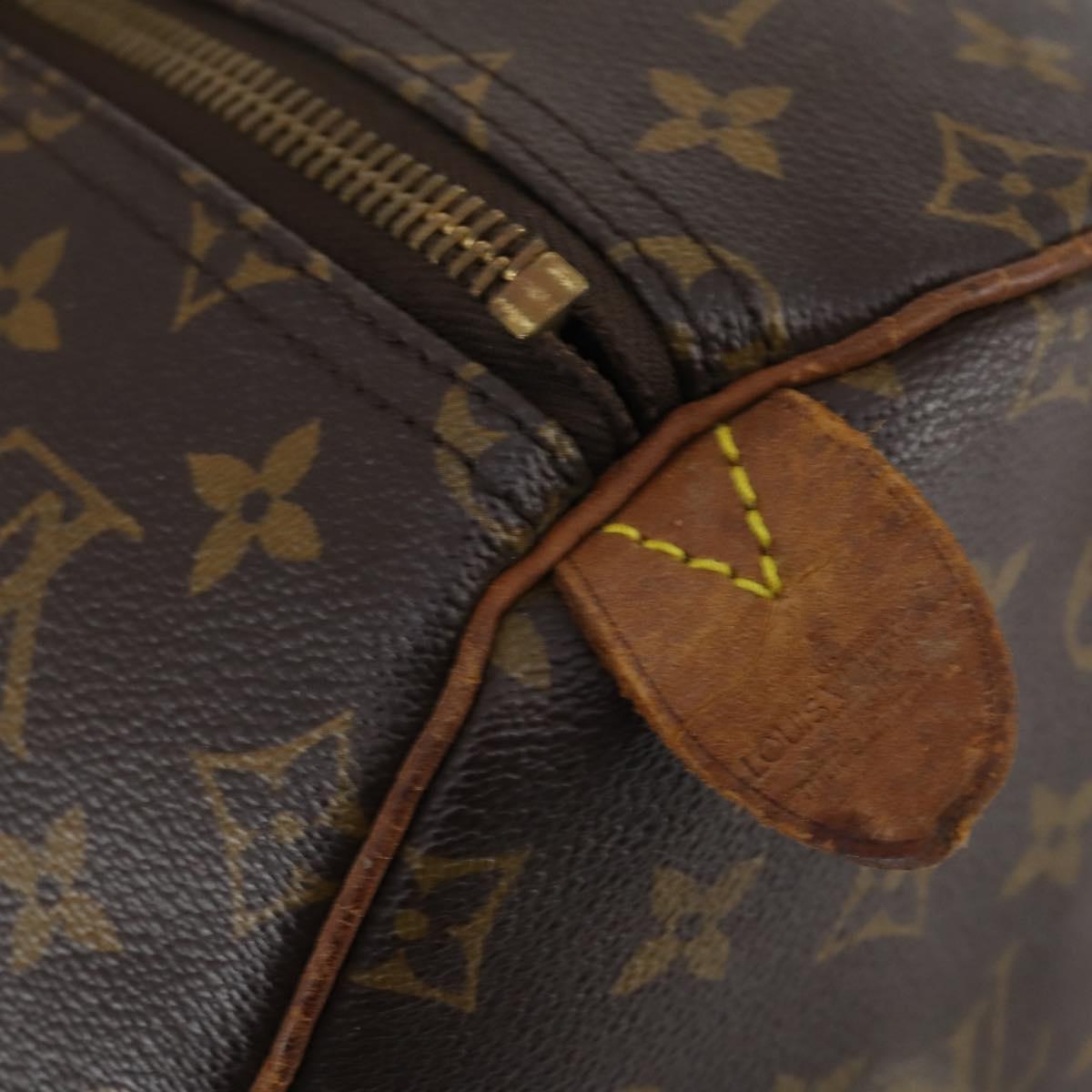 LOUIS VUITTON Monogram Keepall 55 Boston Bag M41424 LV Auth 145680