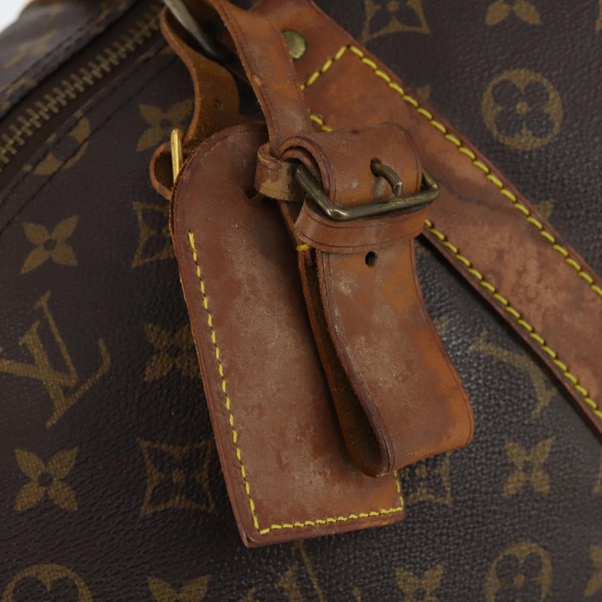 LOUIS VUITTON Monogram Keepall 55 Boston Bag M41424 LV Auth 145680