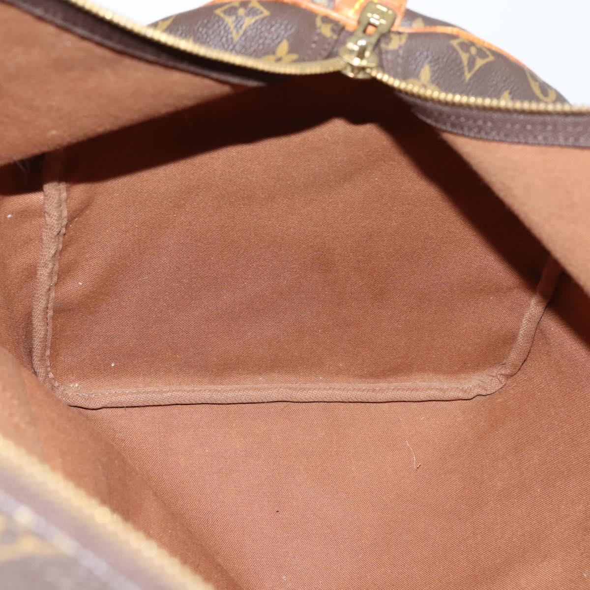 LOUIS VUITTON Monogram Keepall 55 Boston Bag M41424 LV Auth 145680