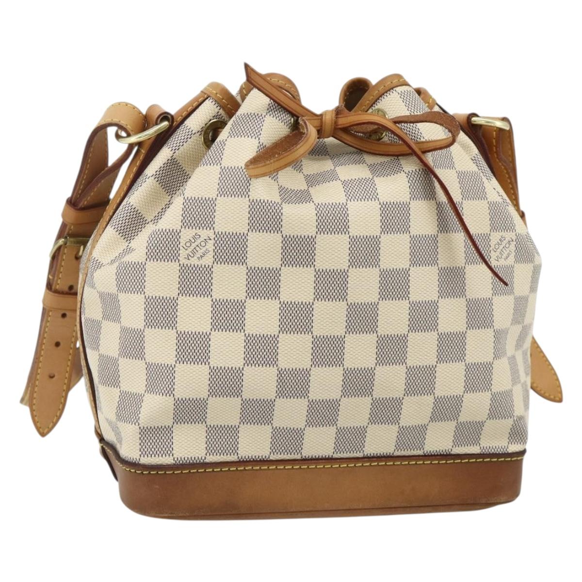 LOUIS VUITTON Damier Azur Noe BB Shoulder Bag N41220 LV Auth 145688