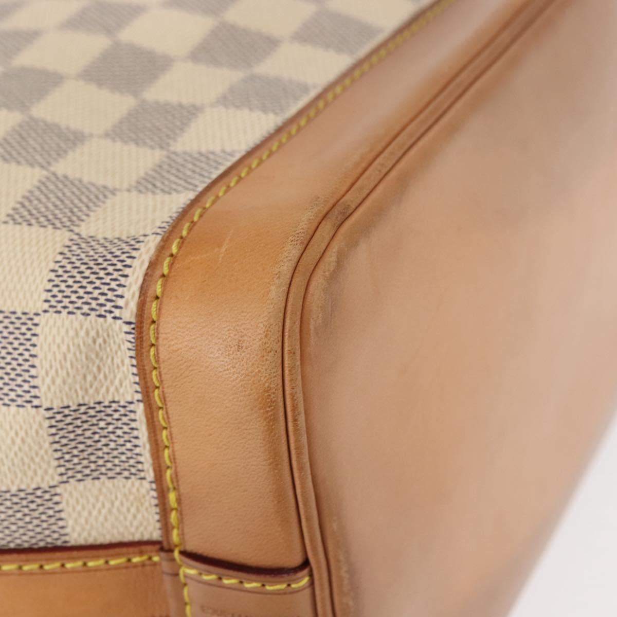 LOUIS VUITTON Damier Azur Noe BB Shoulder Bag N41220 LV Auth 145688