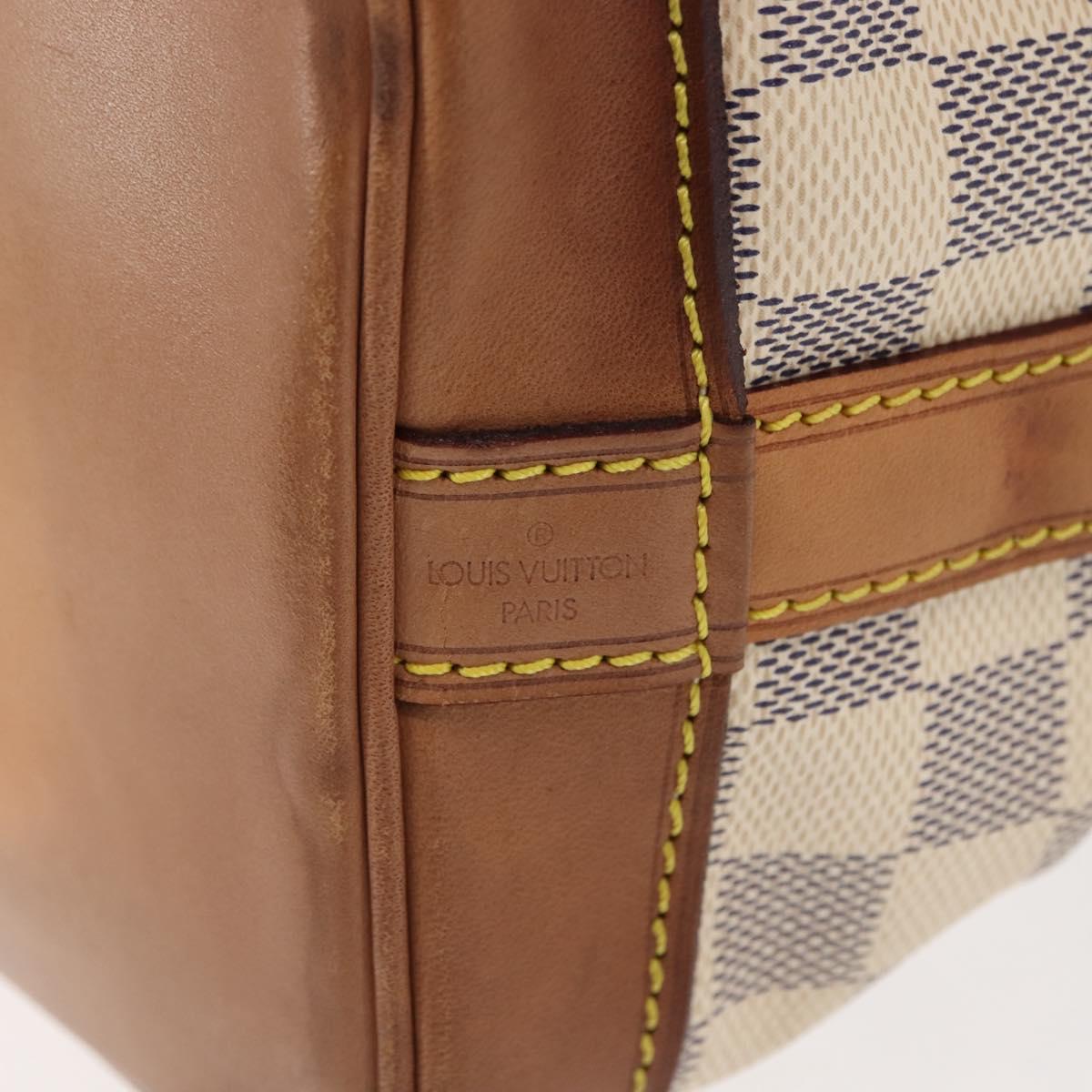 LOUIS VUITTON Damier Azur Noe BB Shoulder Bag N41220 LV Auth 145688