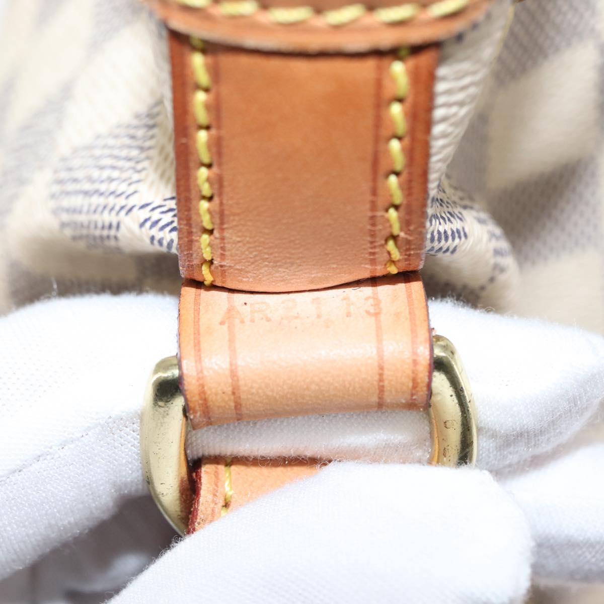 LOUIS VUITTON Damier Azur Noe BB Shoulder Bag N41220 LV Auth 145688