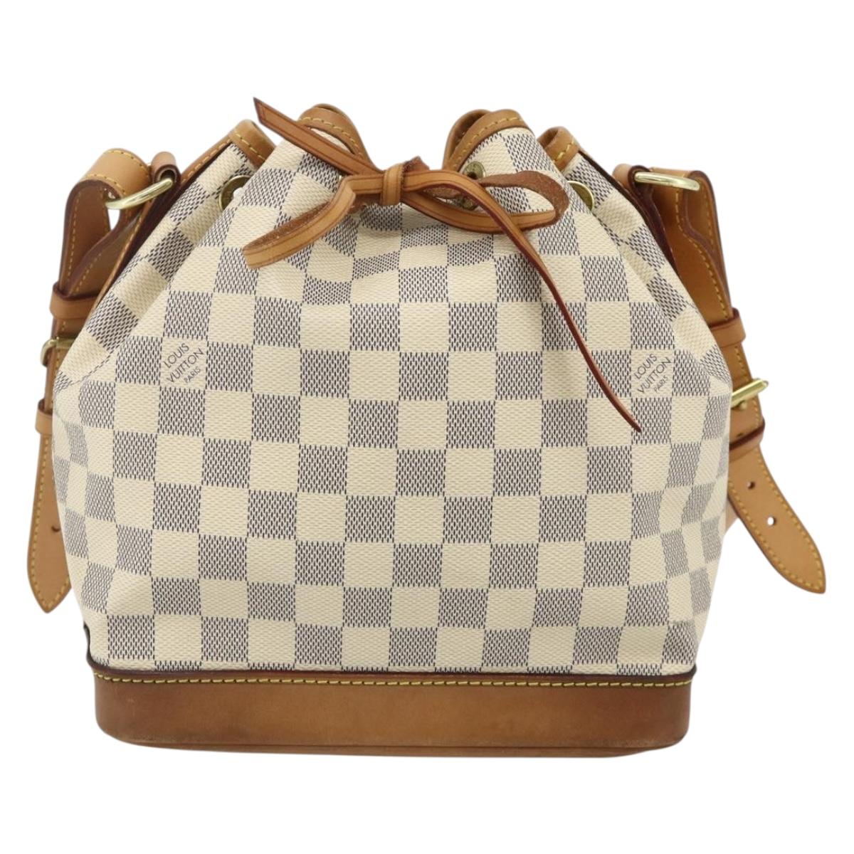 LOUIS VUITTON Damier Azur Noe BB Shoulder Bag N41220 LV Auth 145688