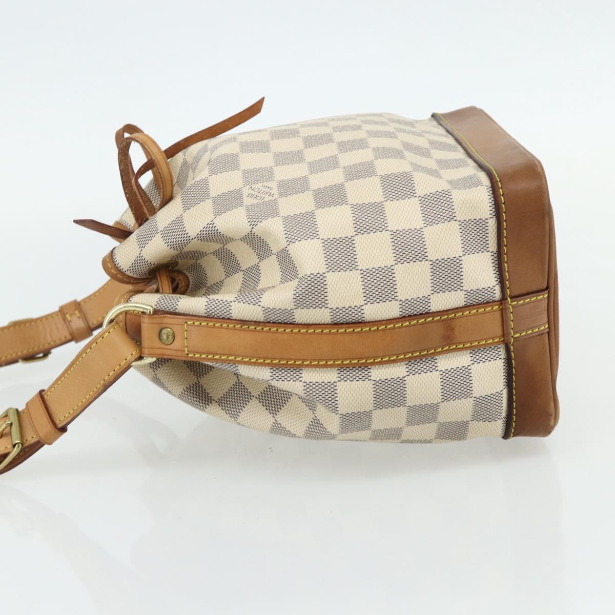 LOUIS VUITTON Damier Azur Noe BB Shoulder Bag N41220 LV Auth 145688