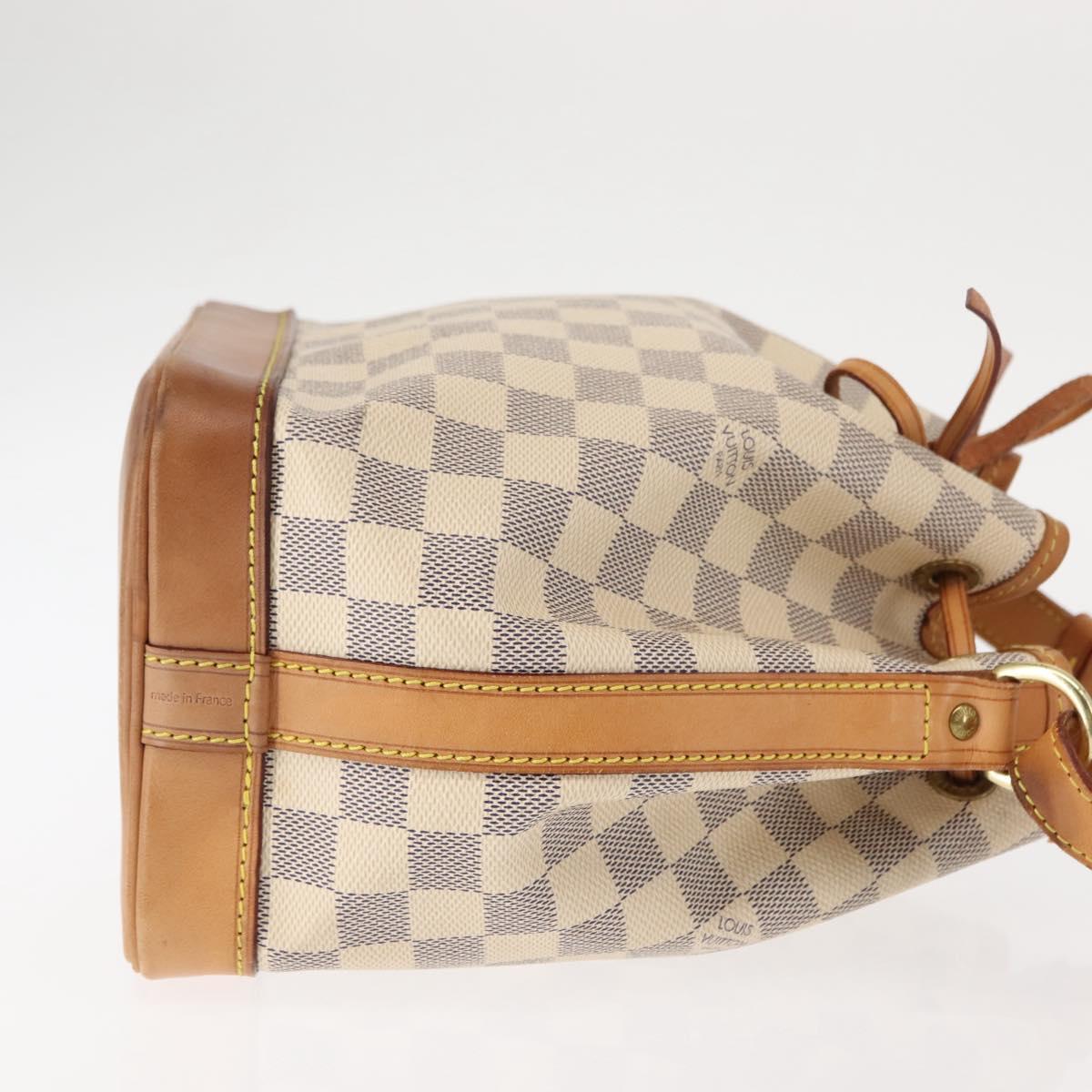 LOUIS VUITTON Damier Azur Noe BB Shoulder Bag N41220 LV Auth 145688