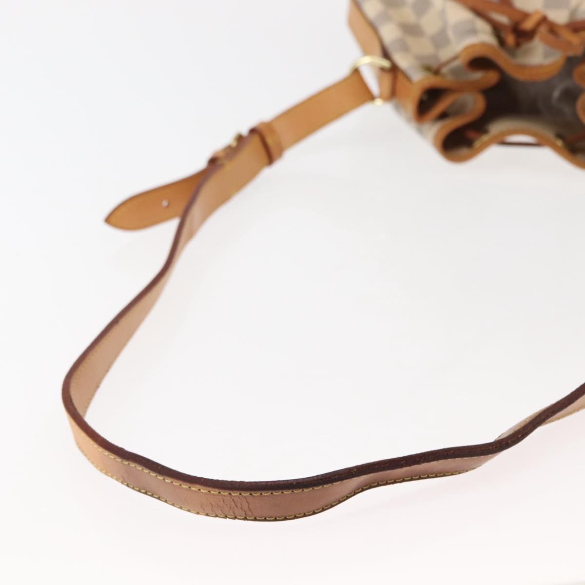 LOUIS VUITTON Damier Azur Noe BB Shoulder Bag N41220 LV Auth 145688