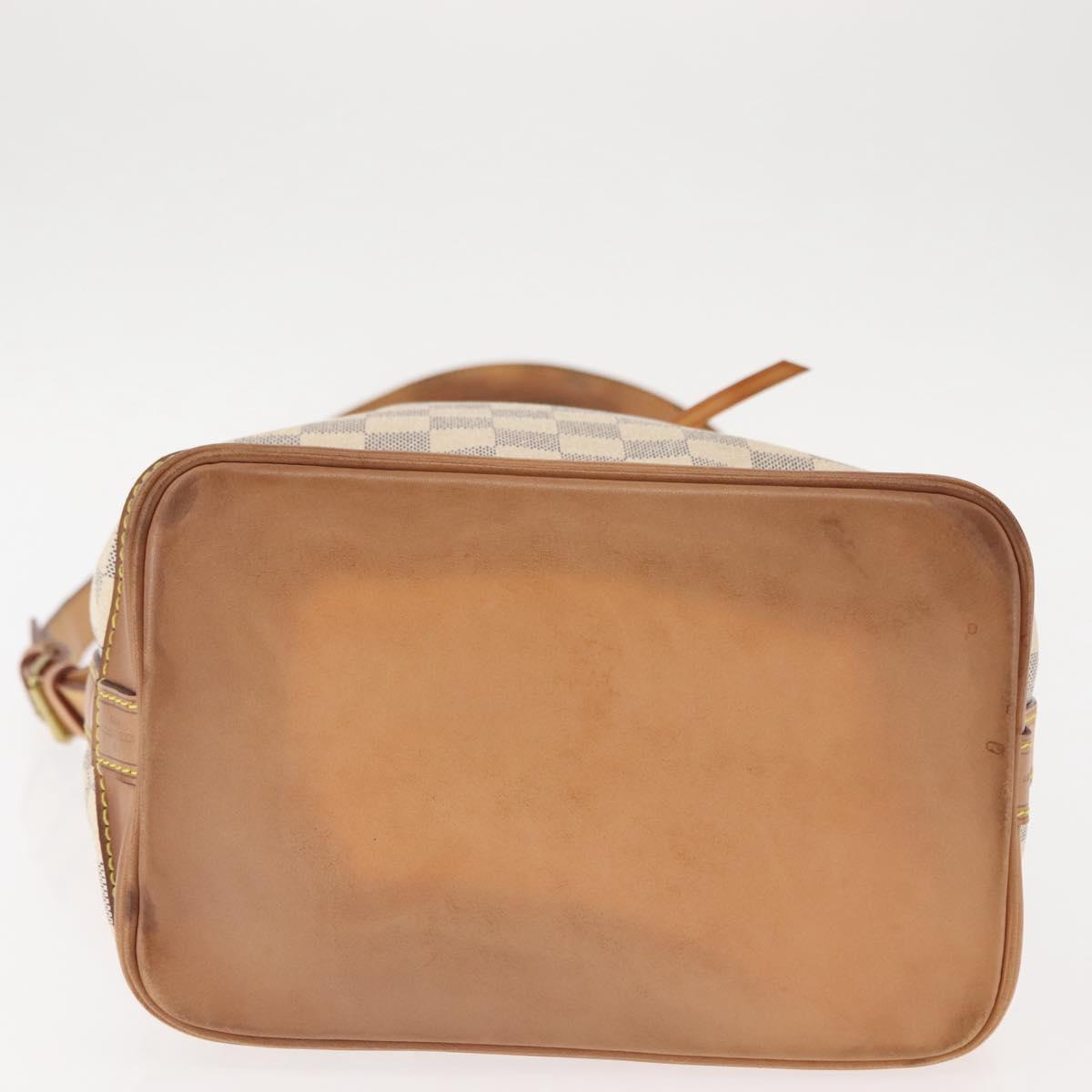 LOUIS VUITTON Damier Azur Noe BB Shoulder Bag N41220 LV Auth 145688