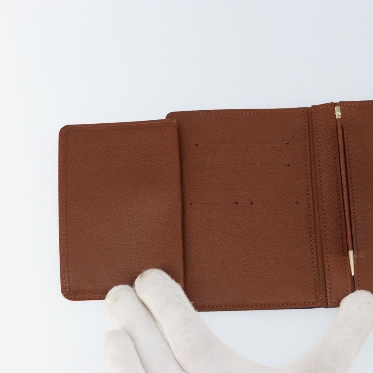 LOUIS VUITTON Monogram PDA Cover Etui Palm V Day Planner Cover LV Auth 145700