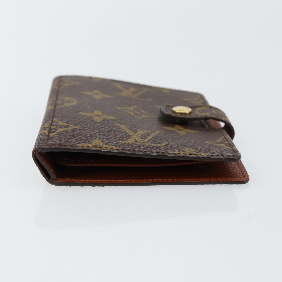 LOUIS VUITTON Monogram PDA Cover Etui Palm V Day Planner Cover LV Auth 145700