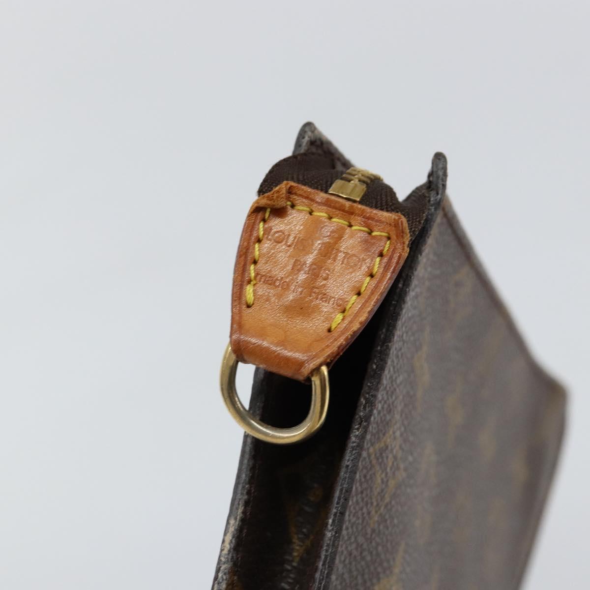 LOUIS VUITTON Monogram Bucket GM Accessory Pouch LV Auth 145703