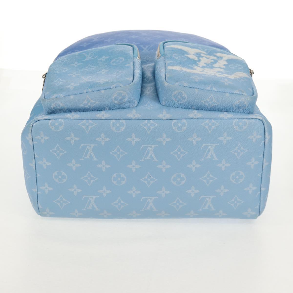 LOUIS VUITTON Monogram Clouds Multi Pocket Backpack Blue M45441 Auth 145712SAM