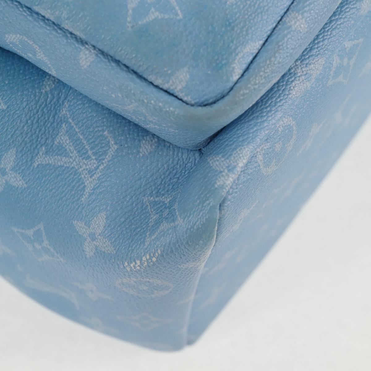 LOUIS VUITTON Monogram Clouds Multi Pocket Backpack Blue M45441 Auth 145712SAM