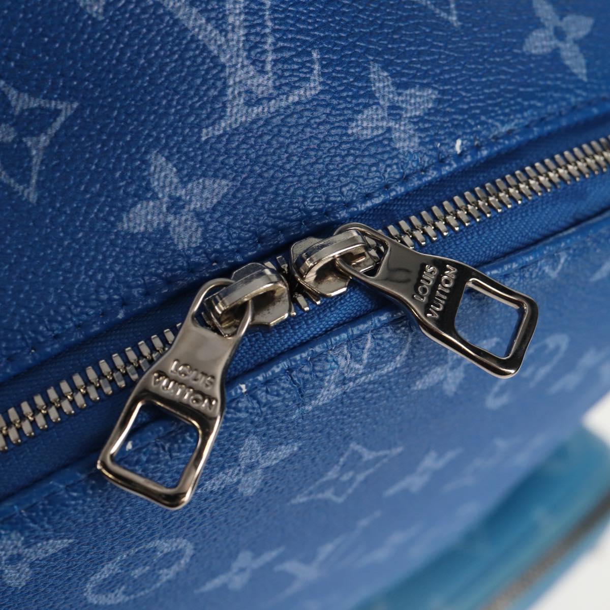 LOUIS VUITTON Monogram Clouds Multi Pocket Backpack Blue M45441 Auth 145712SAM