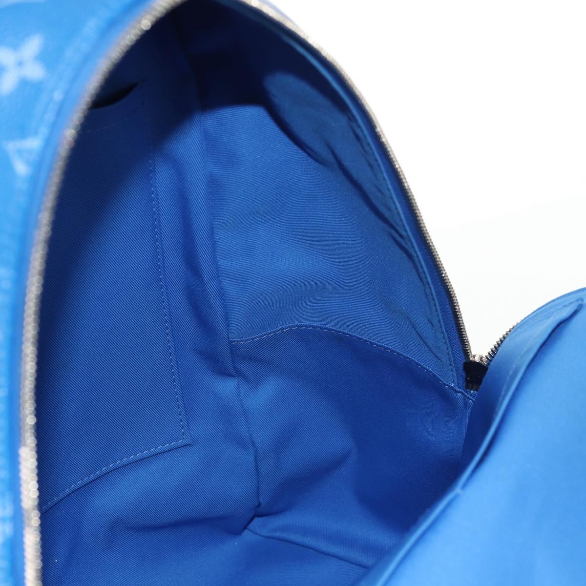 LOUIS VUITTON Monogram Clouds Multi Pocket Backpack Blue M45441 Auth 145712SAM
