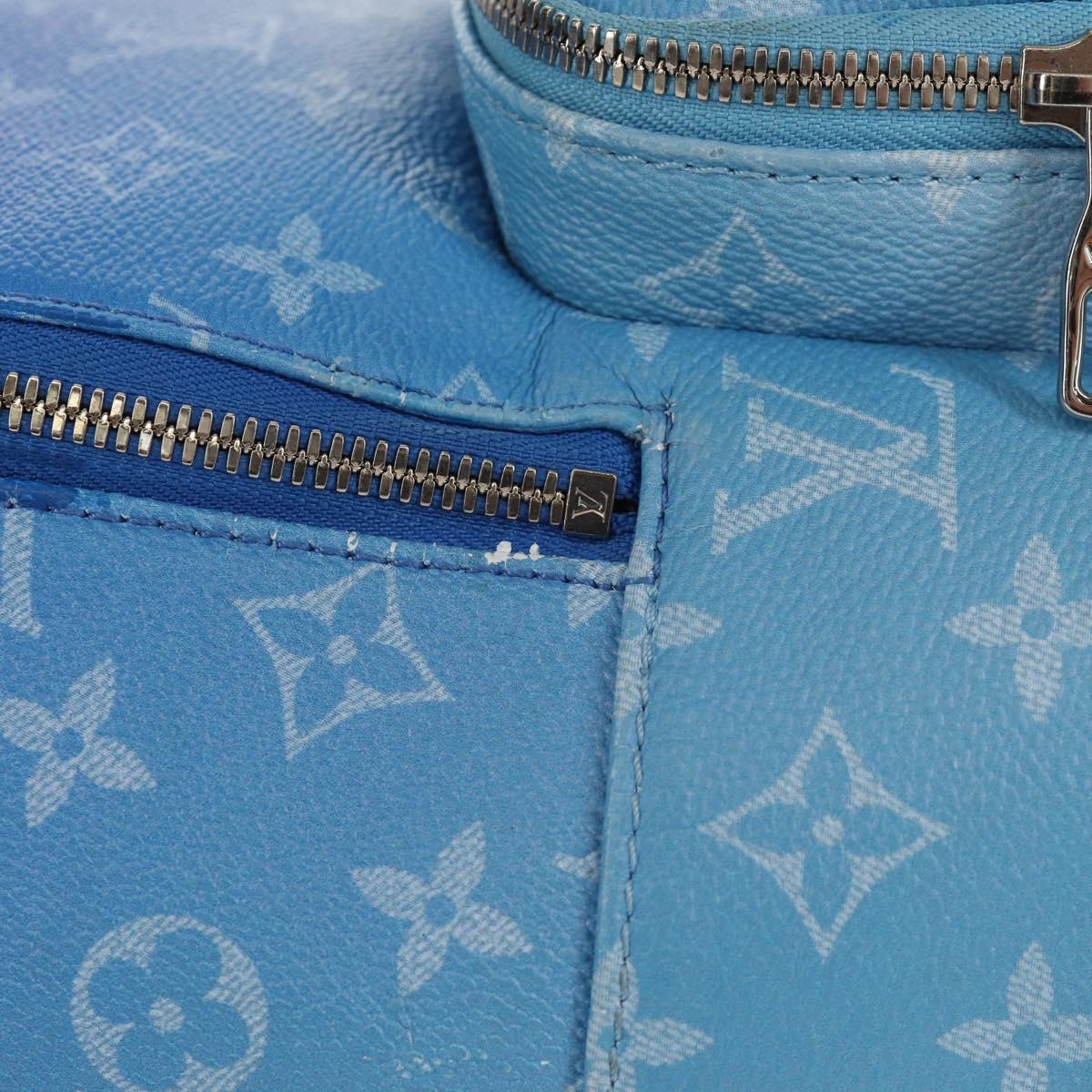 LOUIS VUITTON Monogram Clouds Multi Pocket Backpack Blue M45441 Auth 145712SAM