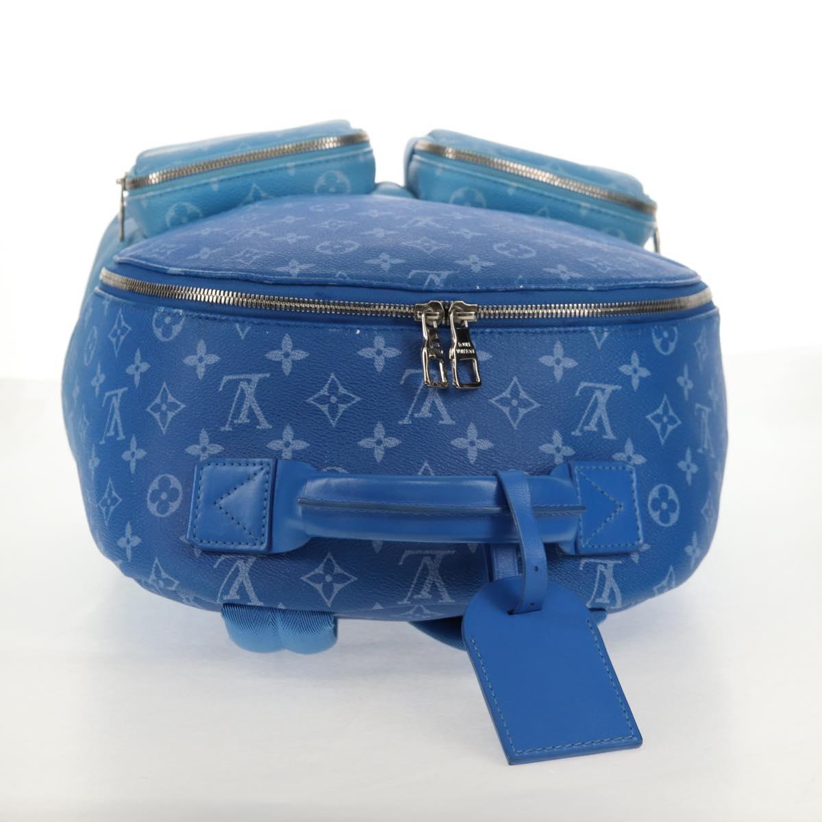 LOUIS VUITTON Monogram Clouds Multi Pocket Backpack Blue M45441 Auth 145712SAM