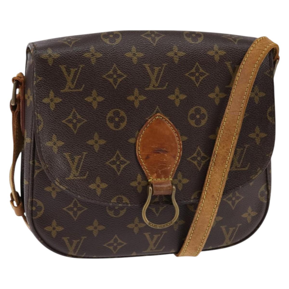LOUIS VUITTON Monogram Saint Cloud GM Shoulder Bag M51242 LV Auth 145715