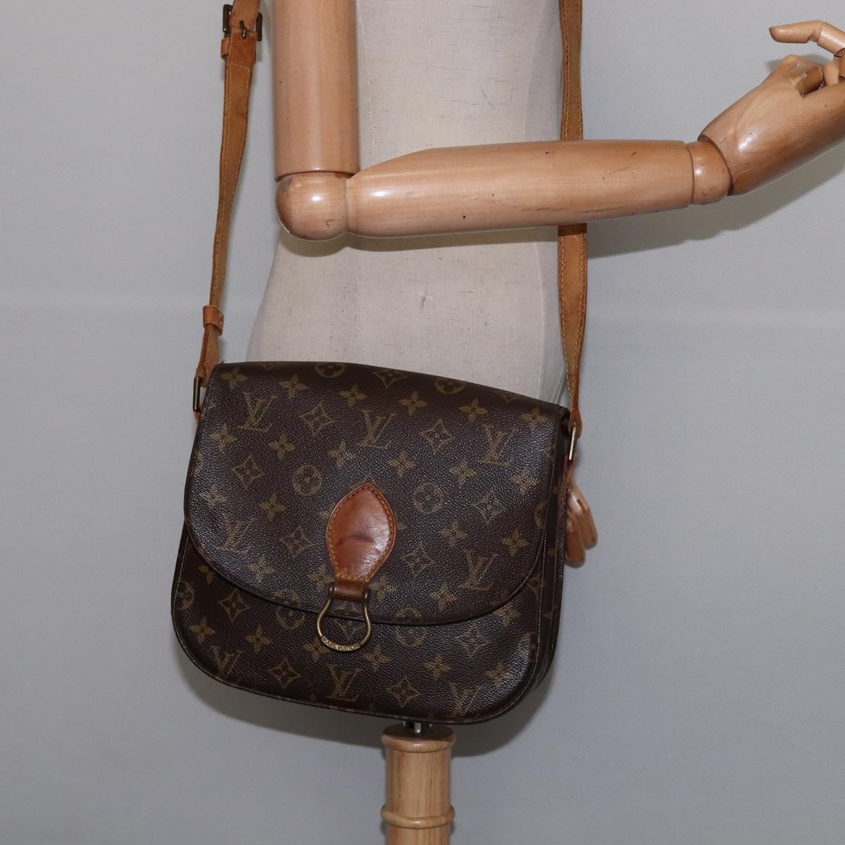 LOUIS VUITTON Monogram Saint Cloud GM Shoulder Bag M51242 LV Auth 145715