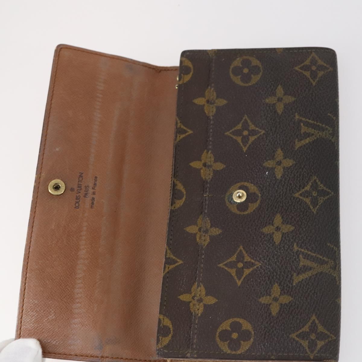 LOUIS VUITTON Monogram Wallet 4Set LV Auth 145719