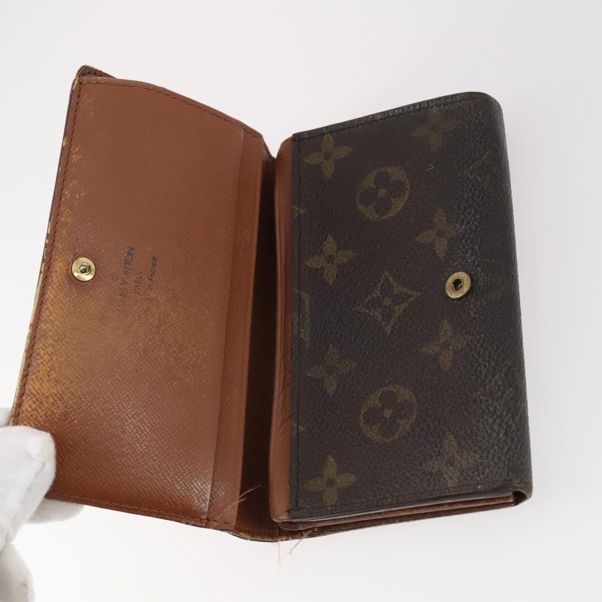 LOUIS VUITTON Monogram Wallet 4Set LV Auth 145719