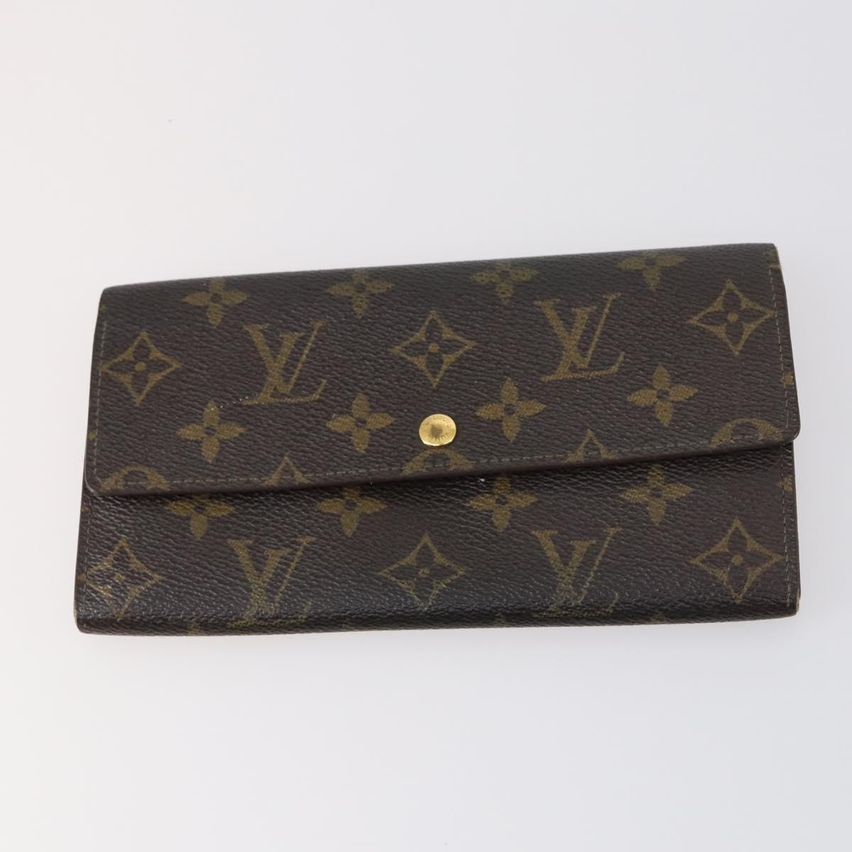 LOUIS VUITTON Monogram Wallet 4Set LV Auth 145719