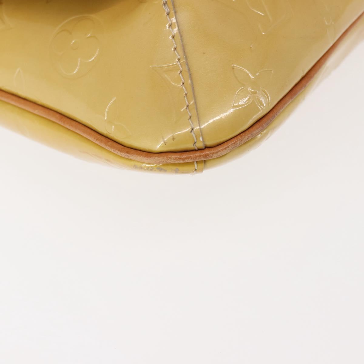 LOUIS VUITTON Monogram Vernis Thompson Street Bag Beige M91301 LV Auth 145733