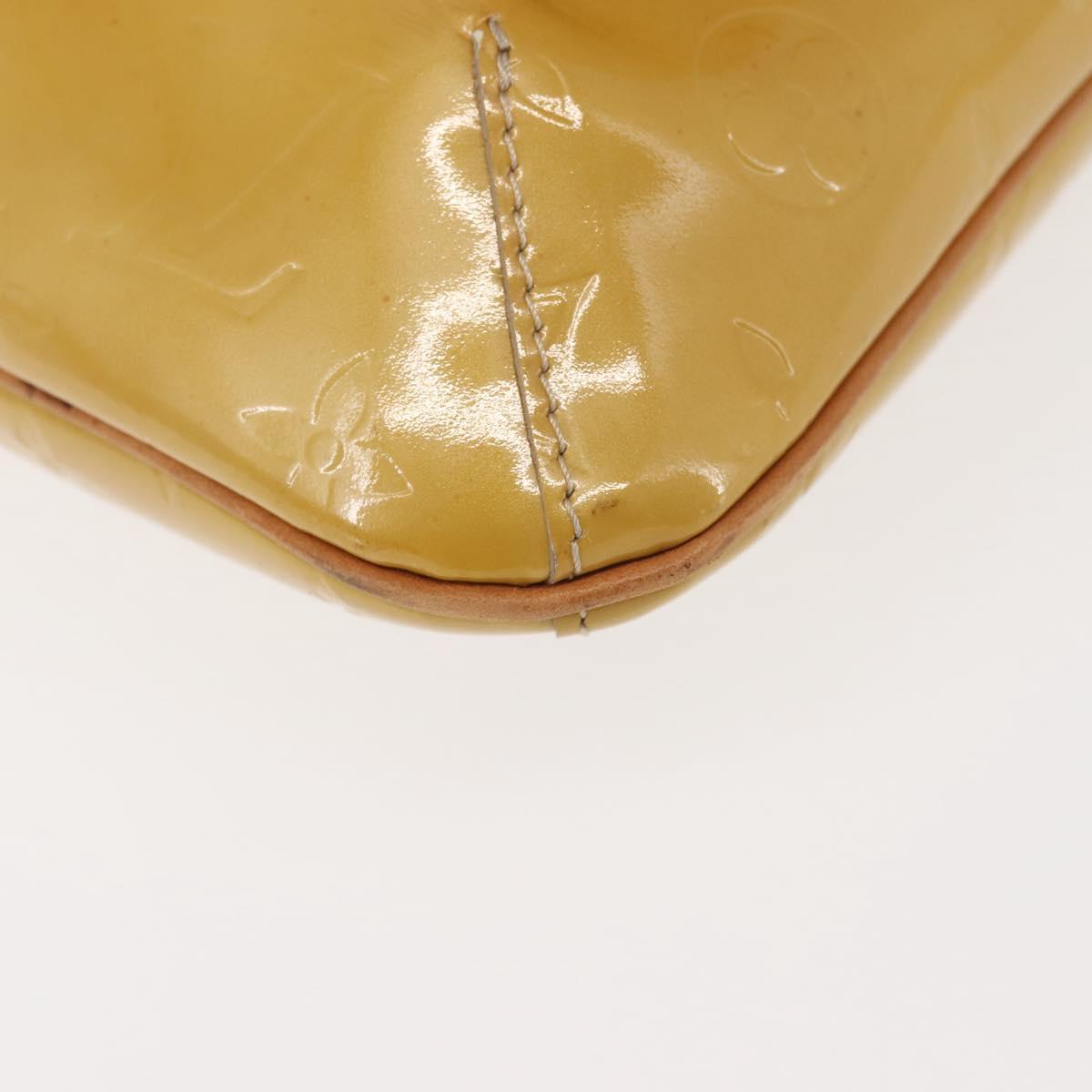 LOUIS VUITTON Monogram Vernis Thompson Street Bag Beige M91301 LV Auth 145733