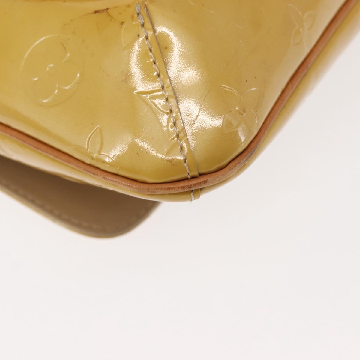 LOUIS VUITTON Monogram Vernis Thompson Street Bag Beige M91301 LV Auth 145733