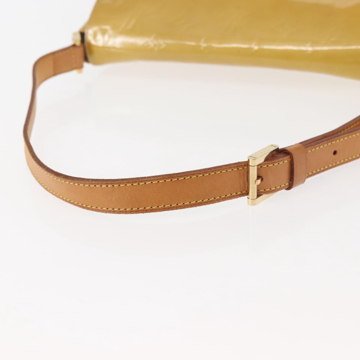 LOUIS VUITTON Monogram Vernis Thompson Street Bag Beige M91301 LV Auth 145733