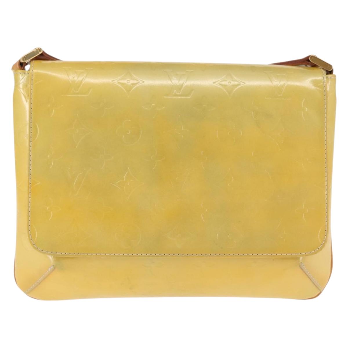 LOUIS VUITTON Monogram Vernis Thompson Street Bag Gris M91008 LV Auth 145734