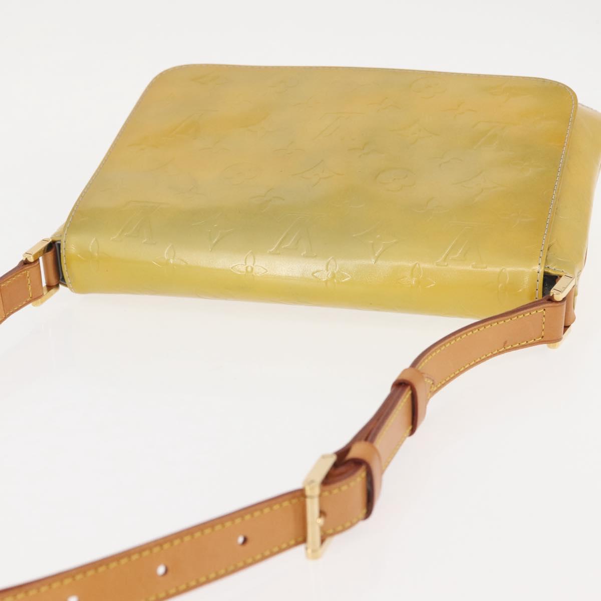 LOUIS VUITTON Monogram Vernis Thompson Street Bag Gris M91008 LV Auth 145734