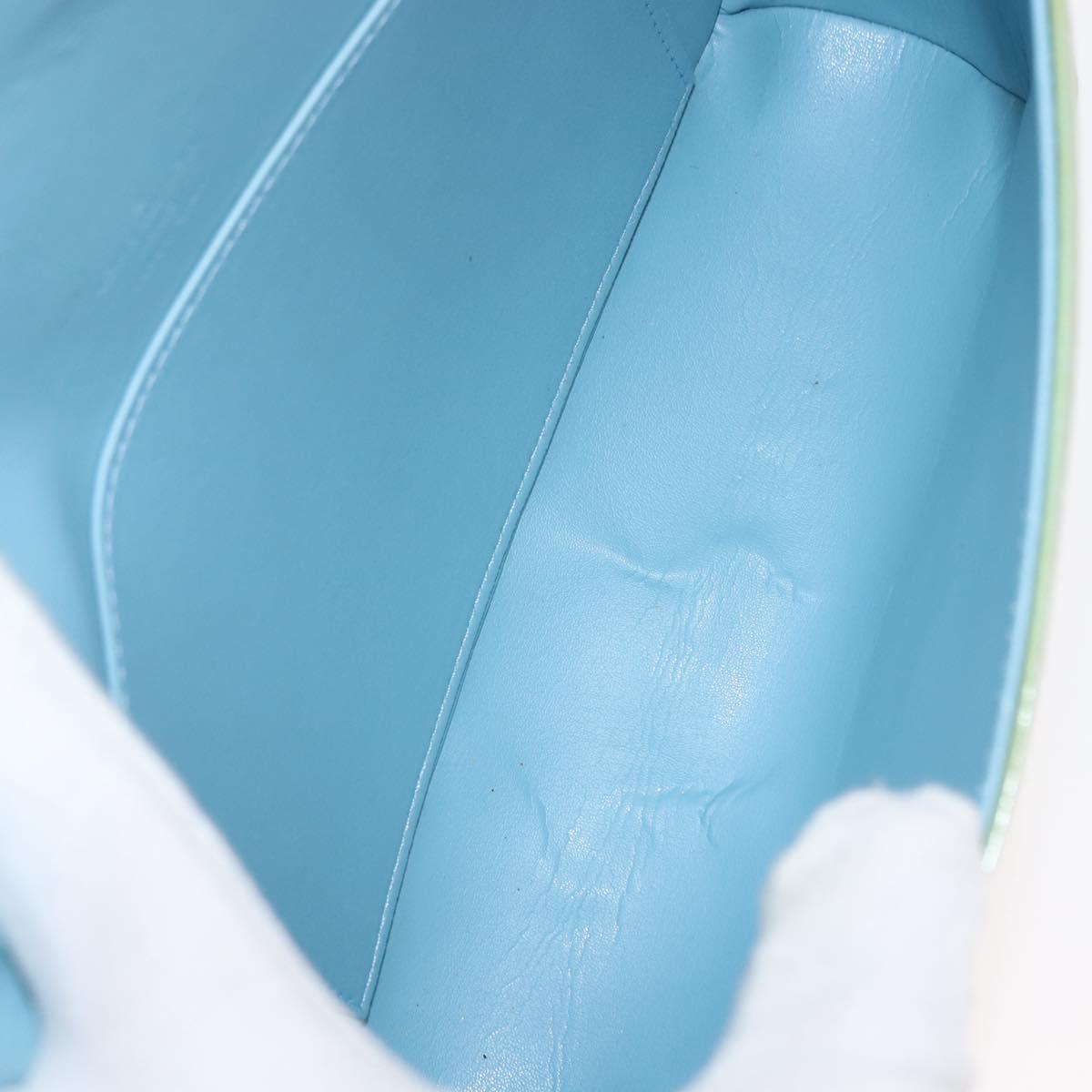 LOUIS VUITTON Monogram Vernis Thompson Street Bag Baby Blue M91009 Auth 145735