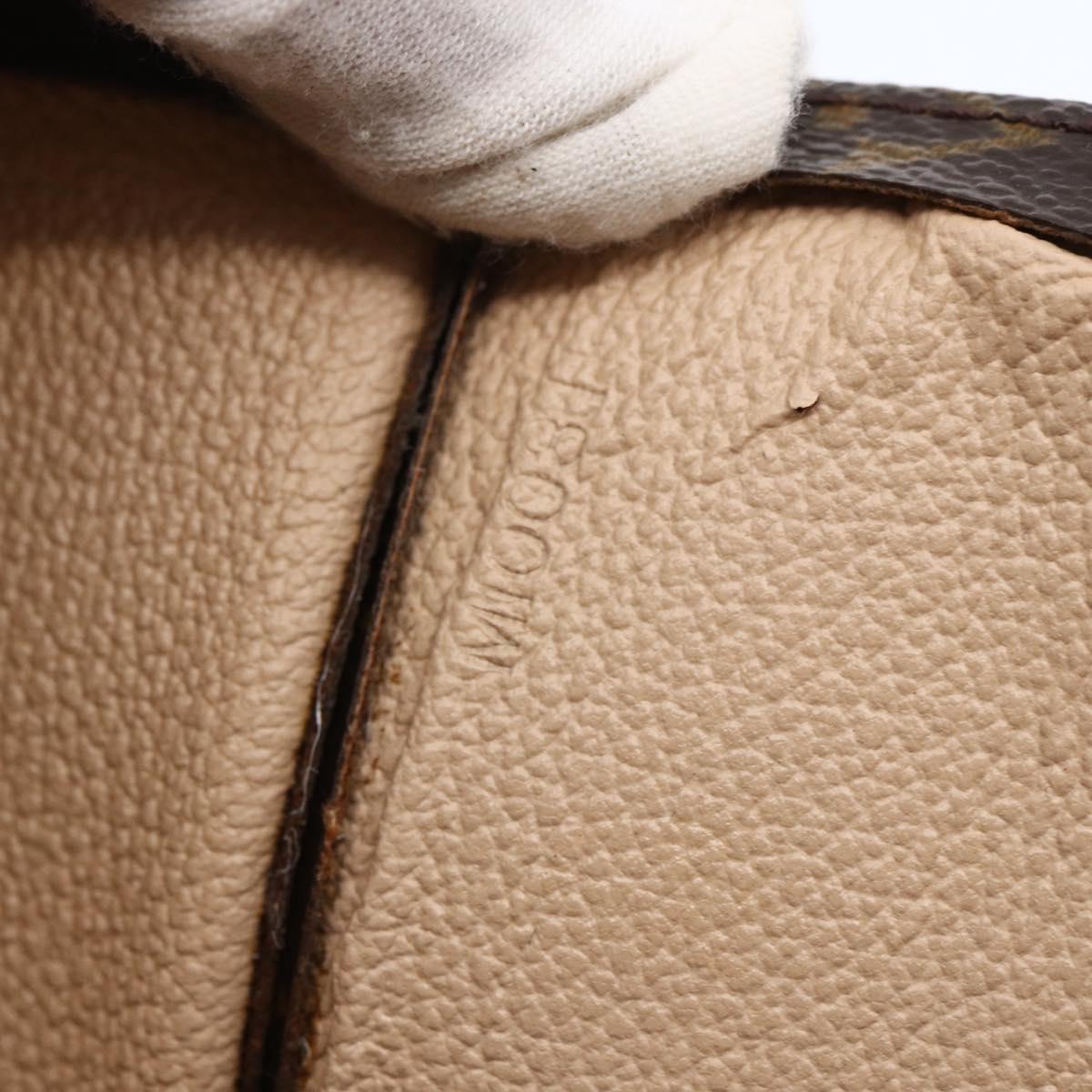 LOUIS VUITTON Monogram Sac Plat Hand Bag M51140 LV Auth 145748