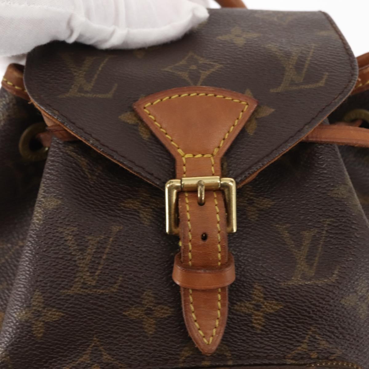 LOUIS VUITTON Monogram Montsouris PM Backpack M51137 LV Auth 145752
