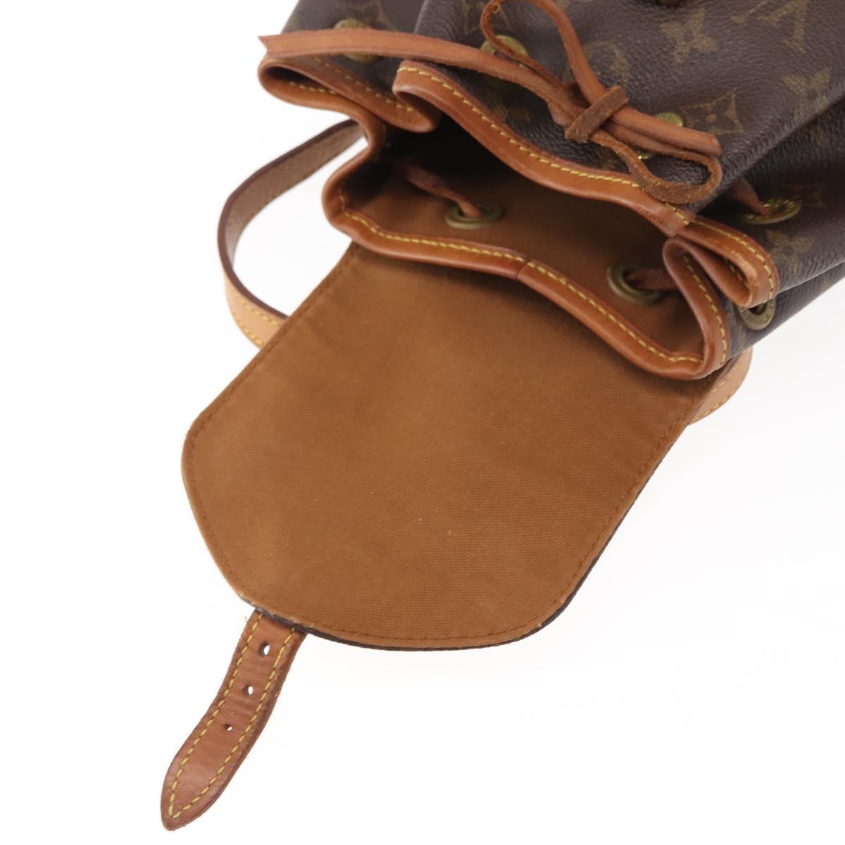 LOUIS VUITTON Monogram Montsouris PM Backpack M51137 LV Auth 145752