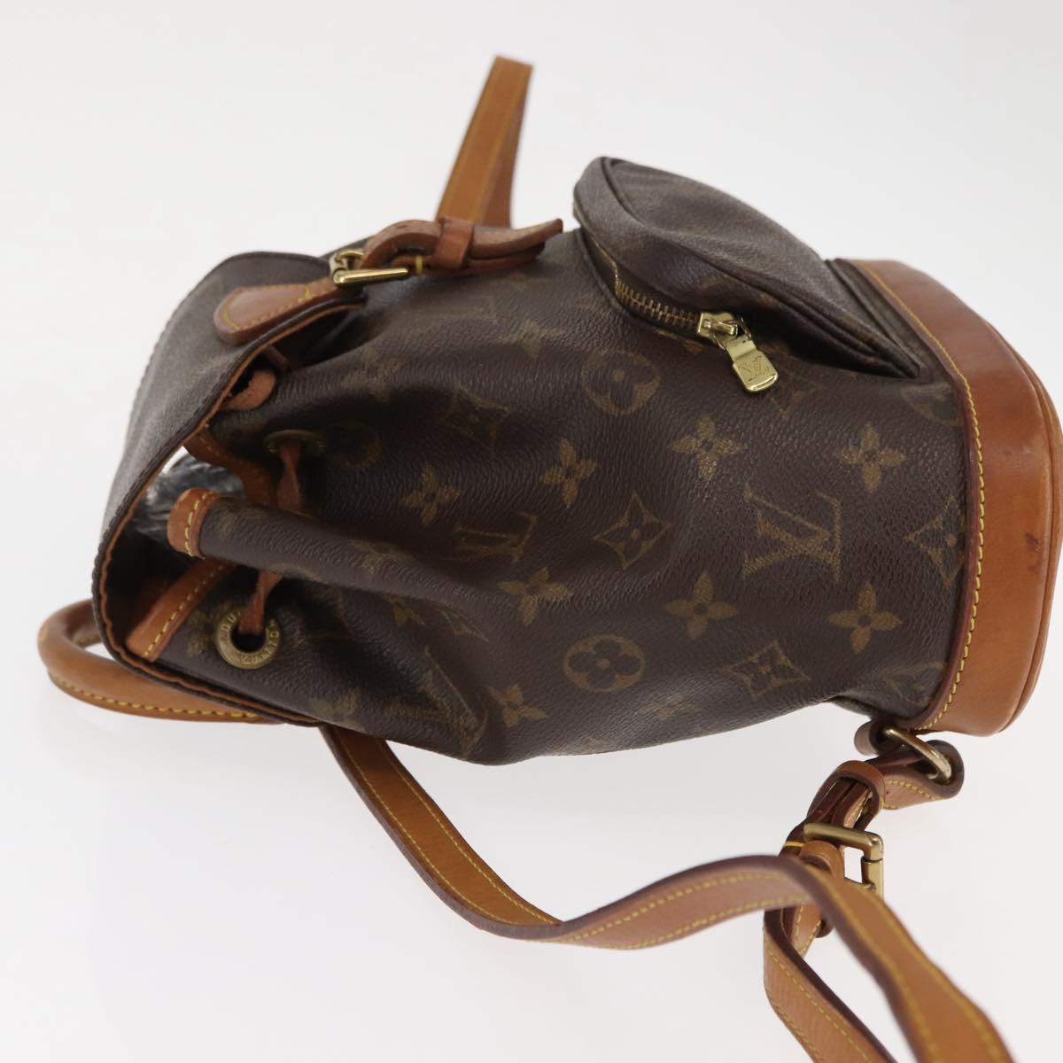 LOUIS VUITTON Monogram Montsouris PM Backpack M51137 LV Auth 145752
