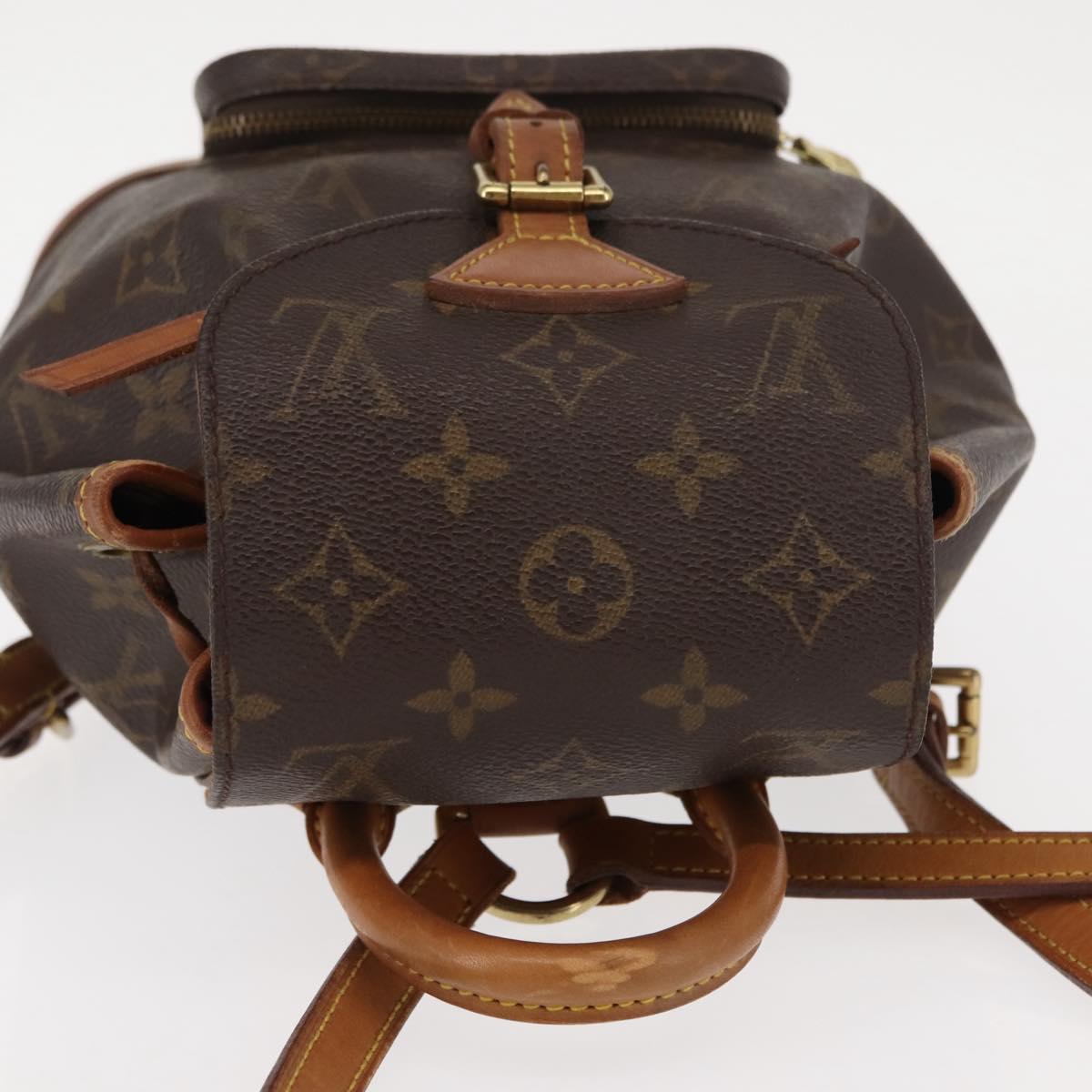 LOUIS VUITTON Monogram Montsouris PM Backpack M51137 LV Auth 145752