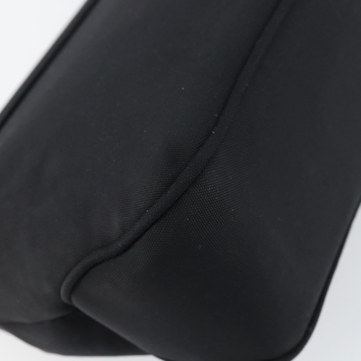 Salvatore Ferragamo Vala Shoulder Bag Leather Black Silver Auth 145759