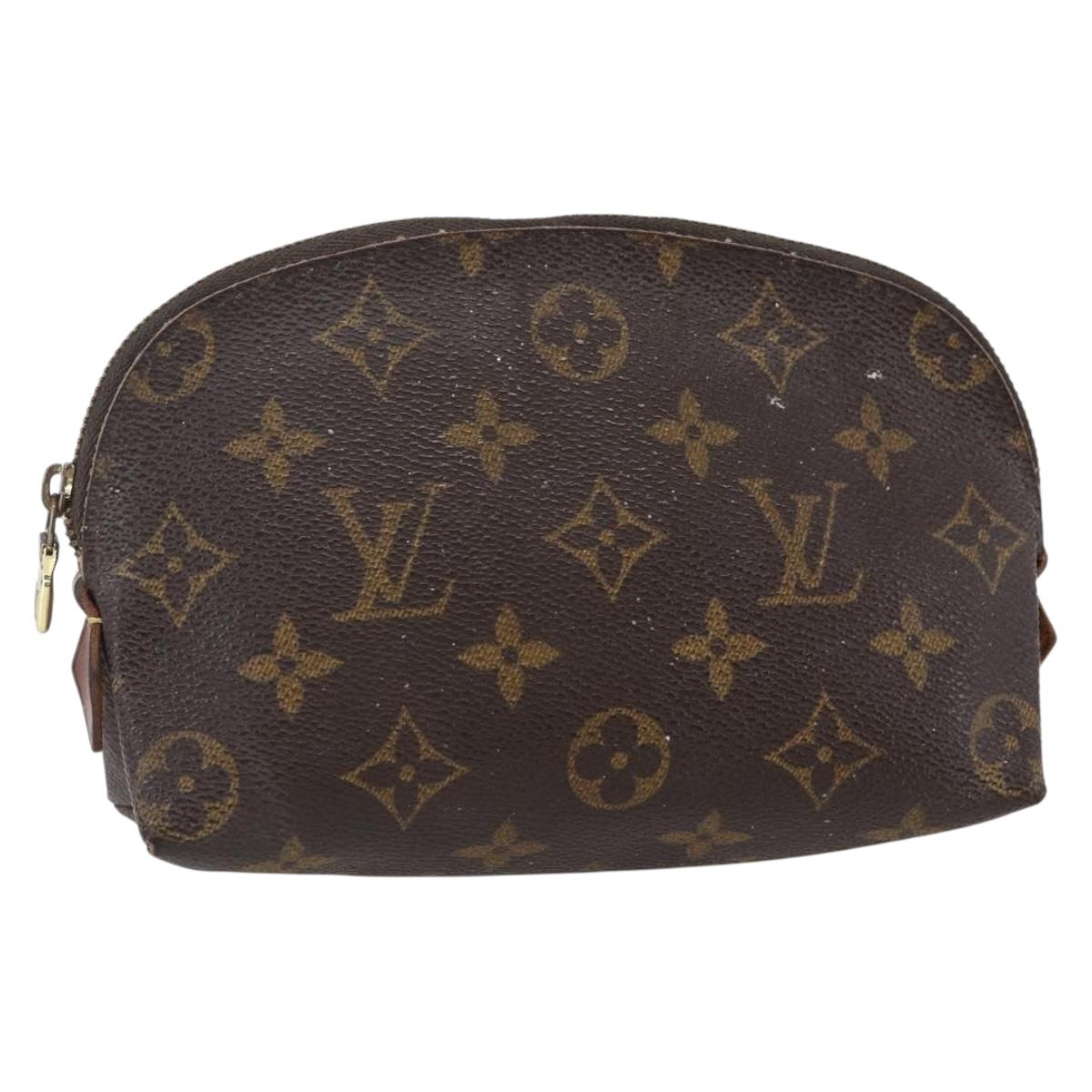 LOUIS VUITTON Monogram Pochette Cosmetic PM Pouch M43998 LV Auth 145780
