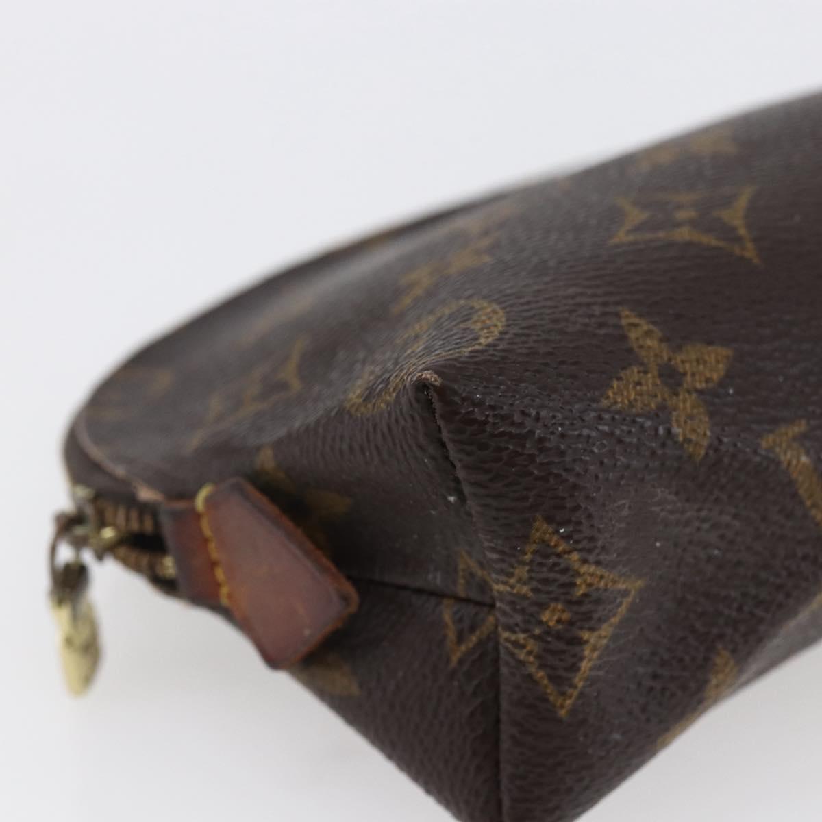 LOUIS VUITTON Monogram Pochette Cosmetic PM Pouch M43998 LV Auth 145780