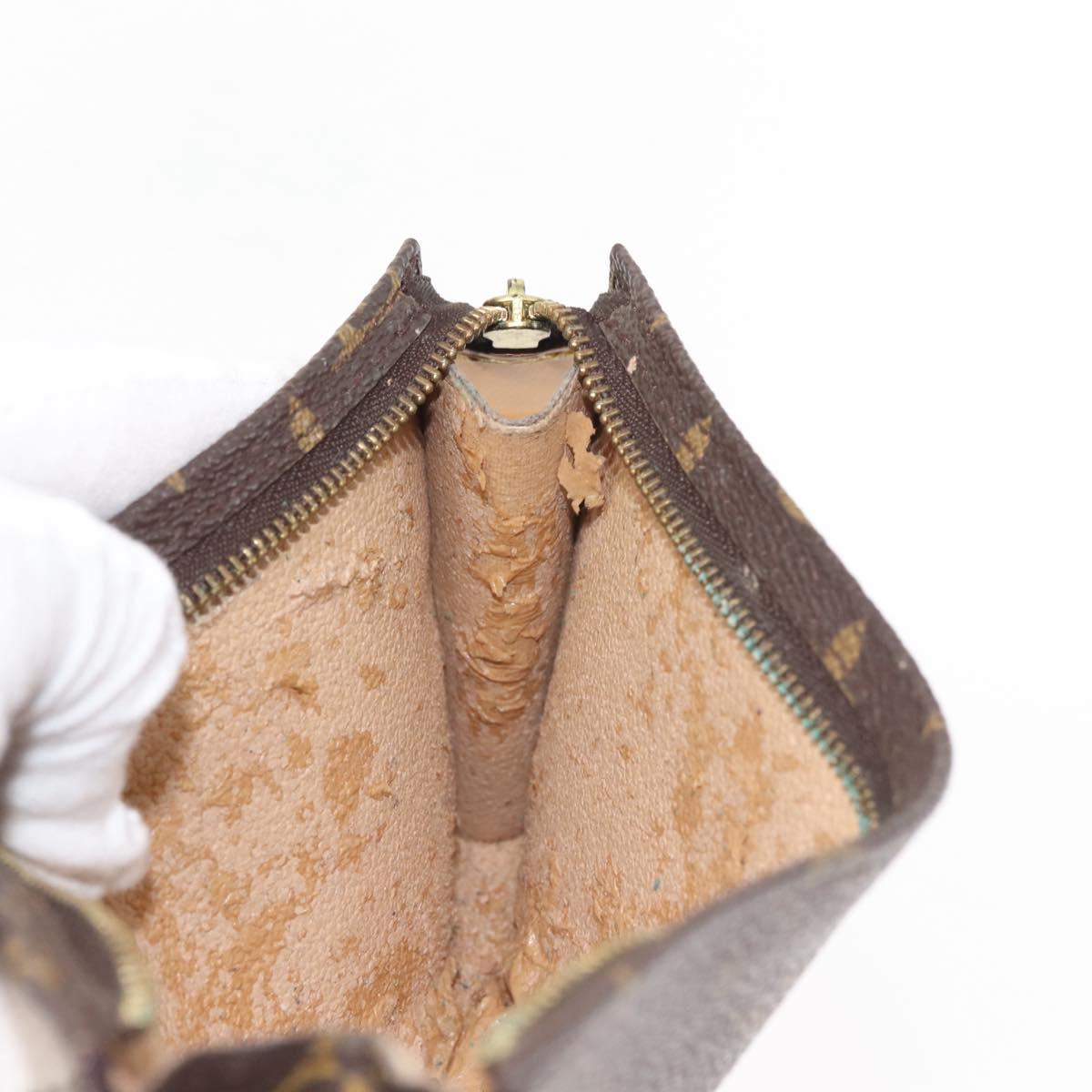 LOUIS VUITTON Monogram Bucket GM Accessory Pouch LV Auth 145784