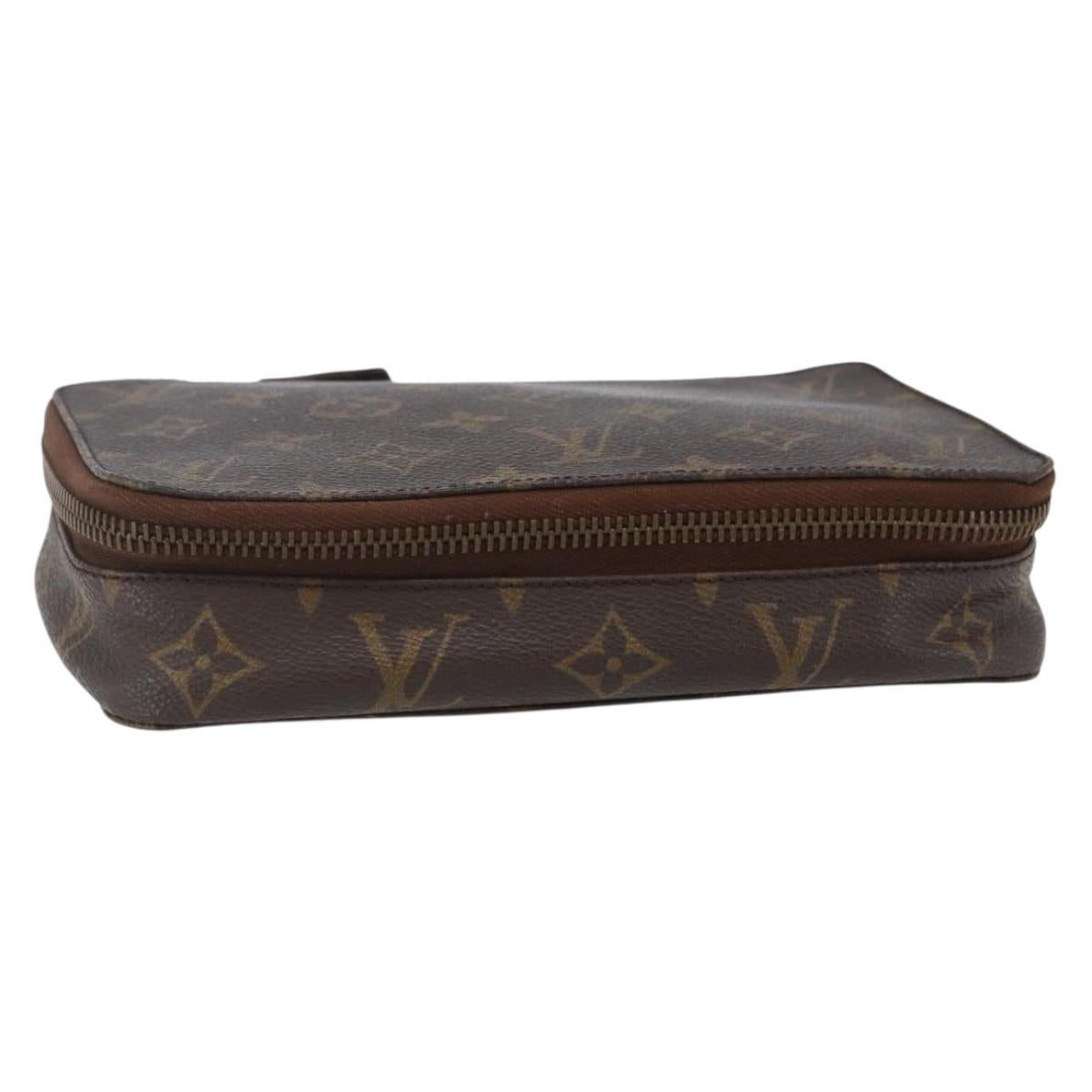 LOUIS VUITTON Monogram Posh Monte Carlo Jewelry Box M47350 LV Auth 145786