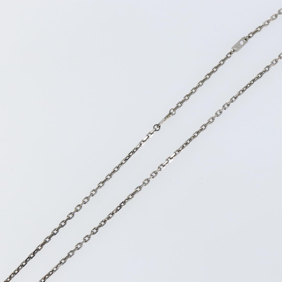 LOUIS VUITTON Collier Arc LV Printed Initials City Necklace M68262 Auth 145795