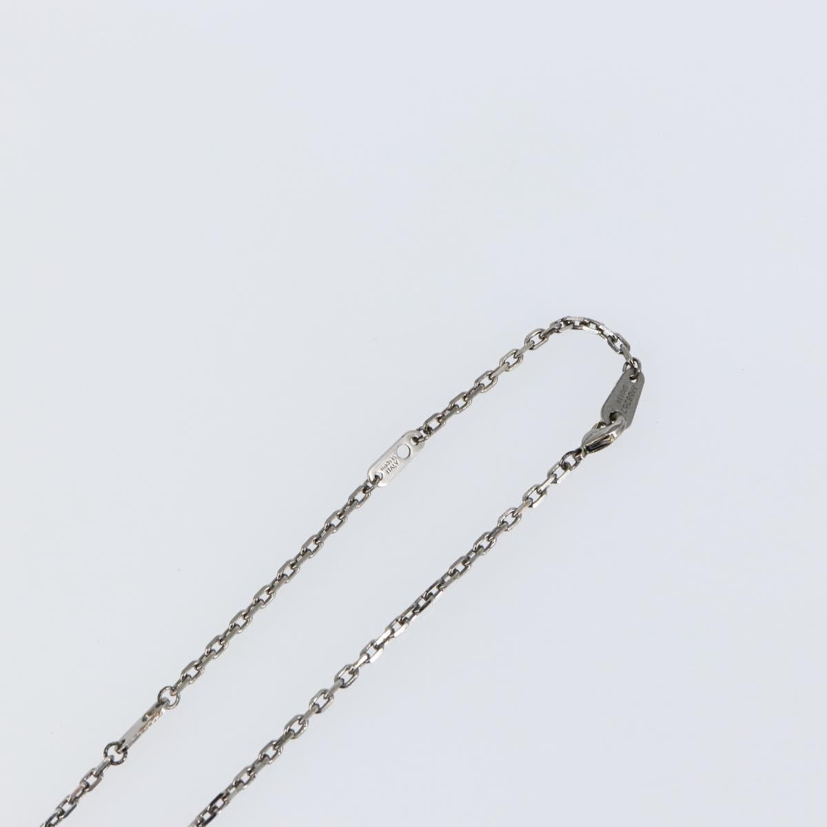 LOUIS VUITTON Collier Arc LV Printed Initials City Necklace M68262 Auth 145795